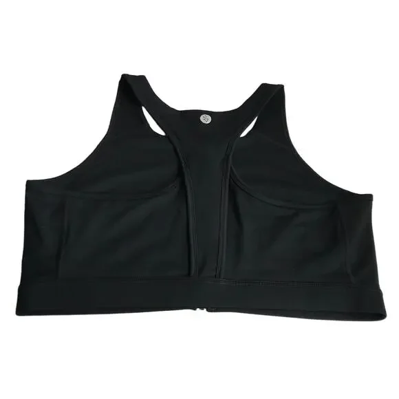 Torrid Active Wireless Zip Front Sports Bra Size 3X NWT Low Impact Gym Training